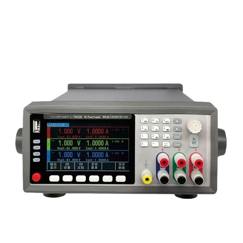 TK6322A Programmable Multi-Channel Linear DC Power Supply 6324A High Accuracy Measurement Regulated Power Supply