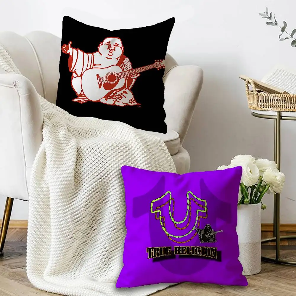 Fashion T-TrueS R-ReligionS Pillowcase toon Gift Cushion Cover Bedroom Home Sofa Chair Seat Decor pillow case