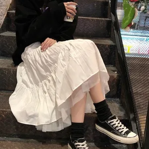 Fırfırlar için 6 büyük satış-etek-beyaz-no. 4