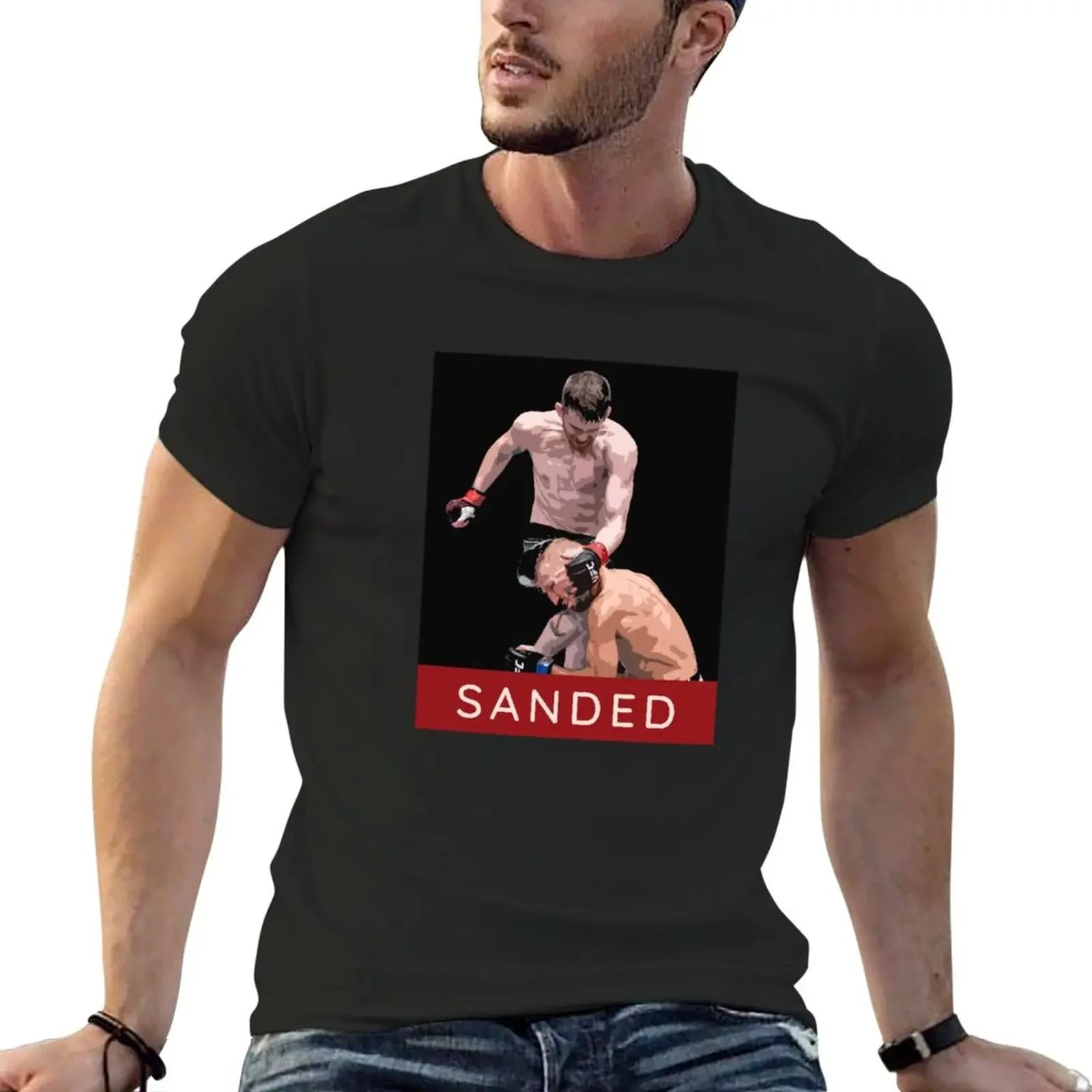 New Cory Sandhagen - Enter The Sandman T-Shirt aesthetic clothes tops shirts graphic tees shirts men