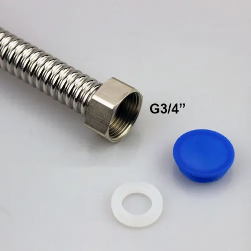 Imagen 2 del producto 2 uds G1/2 ""G3/4"" G1 ""manguera de tubo duro de agua corrugada de acero inoxidable 20-200cm