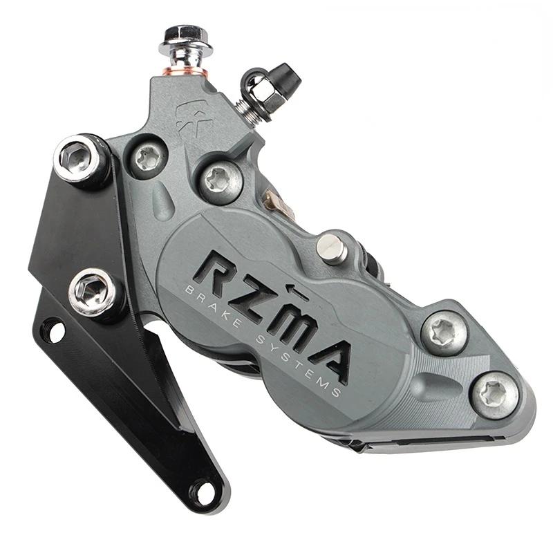 RZMA M430 Motorcycle Front Disc Brake Caliper 40mm Mounting 4 Piston CNC Brake Pump