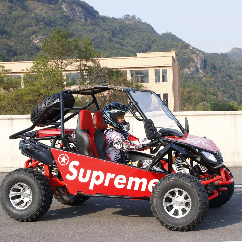 Go Kart  Four-wheel Off-road Motorcycle Steering Wheel Beach Car All Terrain Vehicle Mountain Bike Utv Directly Supplied