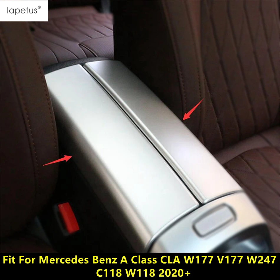 

Central Armrest Box Panel Decoration Stickers Cover Trim For Benz A Class CLA W177 V177 W247 C118 W118 2020 - 2024 Accessories