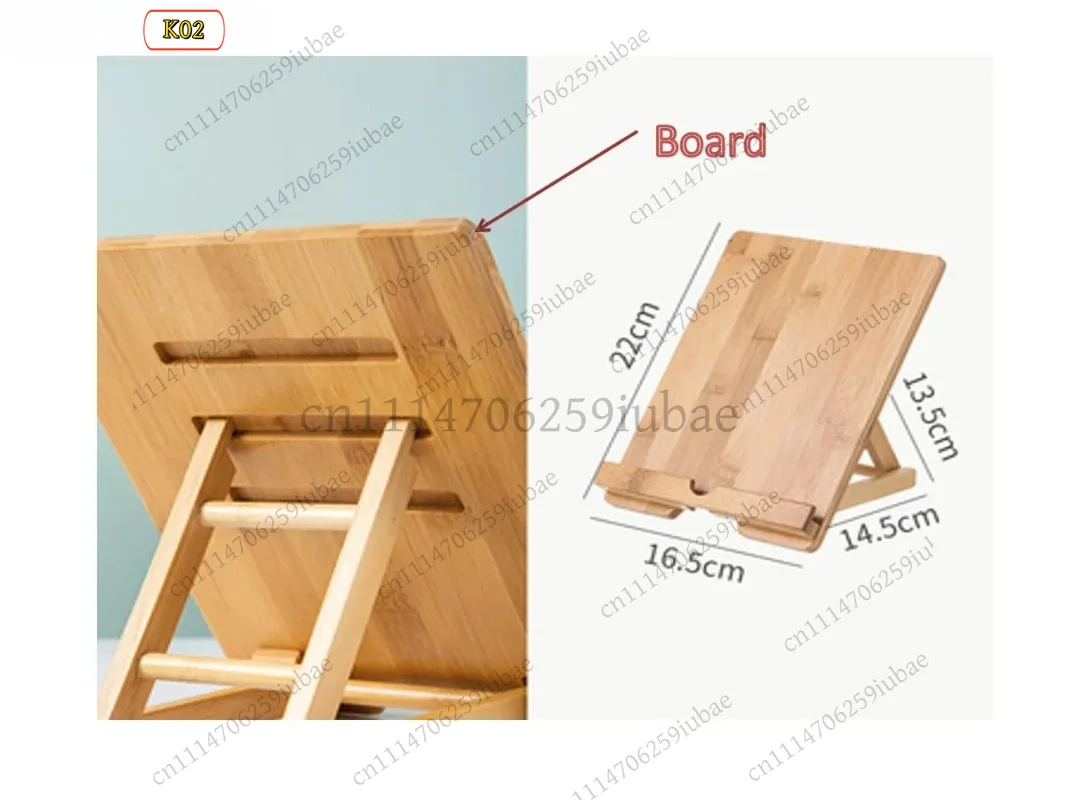 LD_Bamboo Wooden Tablet Stand Creative Simple Fashion For LIZENGTEC Device Desktop Holder Replacement Spare Accessory