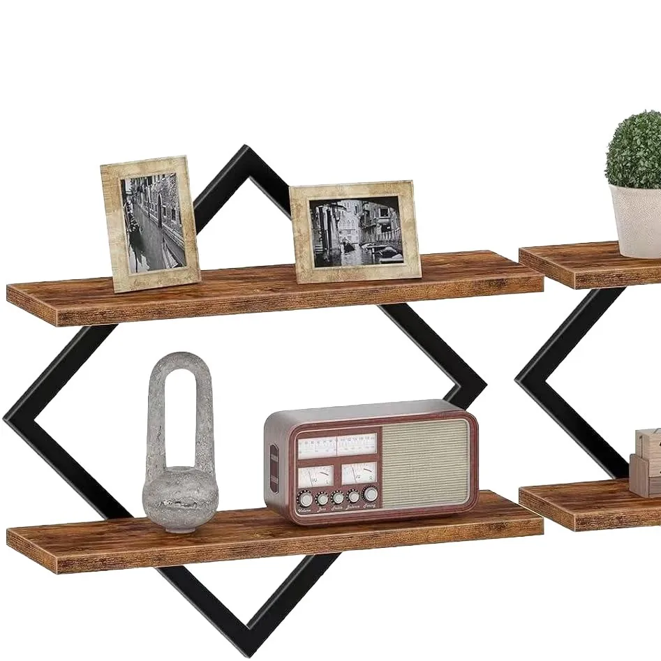 

Хранение домашних мелочей Рама из массива дерева Деревянная настенная полка Стеллаж для размещения вазы Настенная декоративная стойка