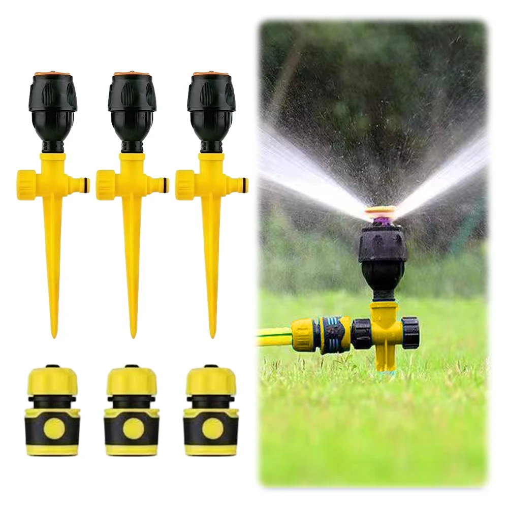 Adjustable All-round Scattering Sprinklers Spraying 360 Degrees Watering Dripper Home Garden Agriculture Irrigation Tool