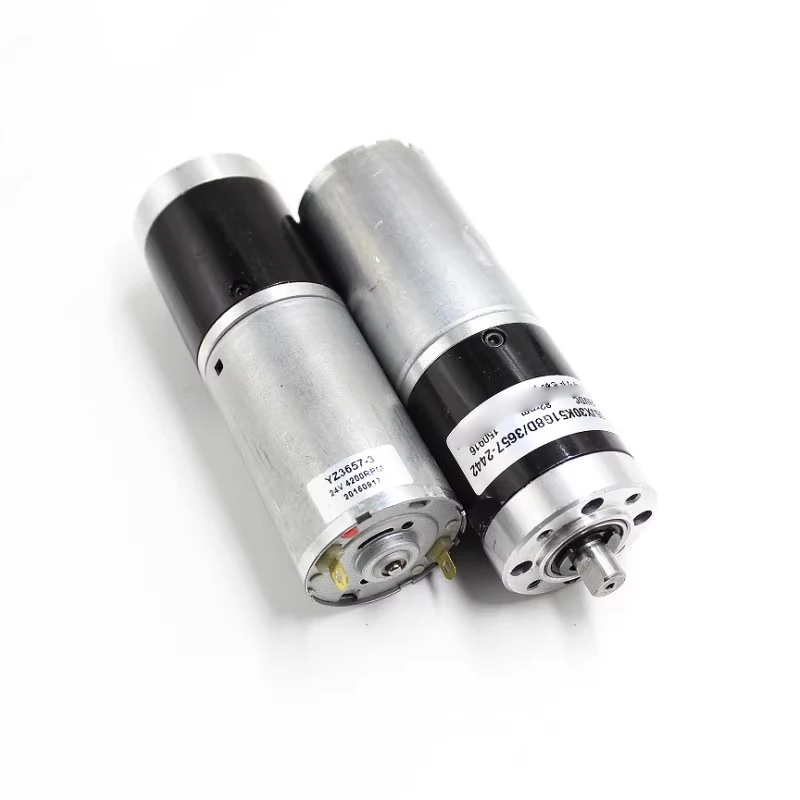 DC12V-24V CW CCW 8mm D-محور 36mm محرك تخفيض التروس الكوكبي