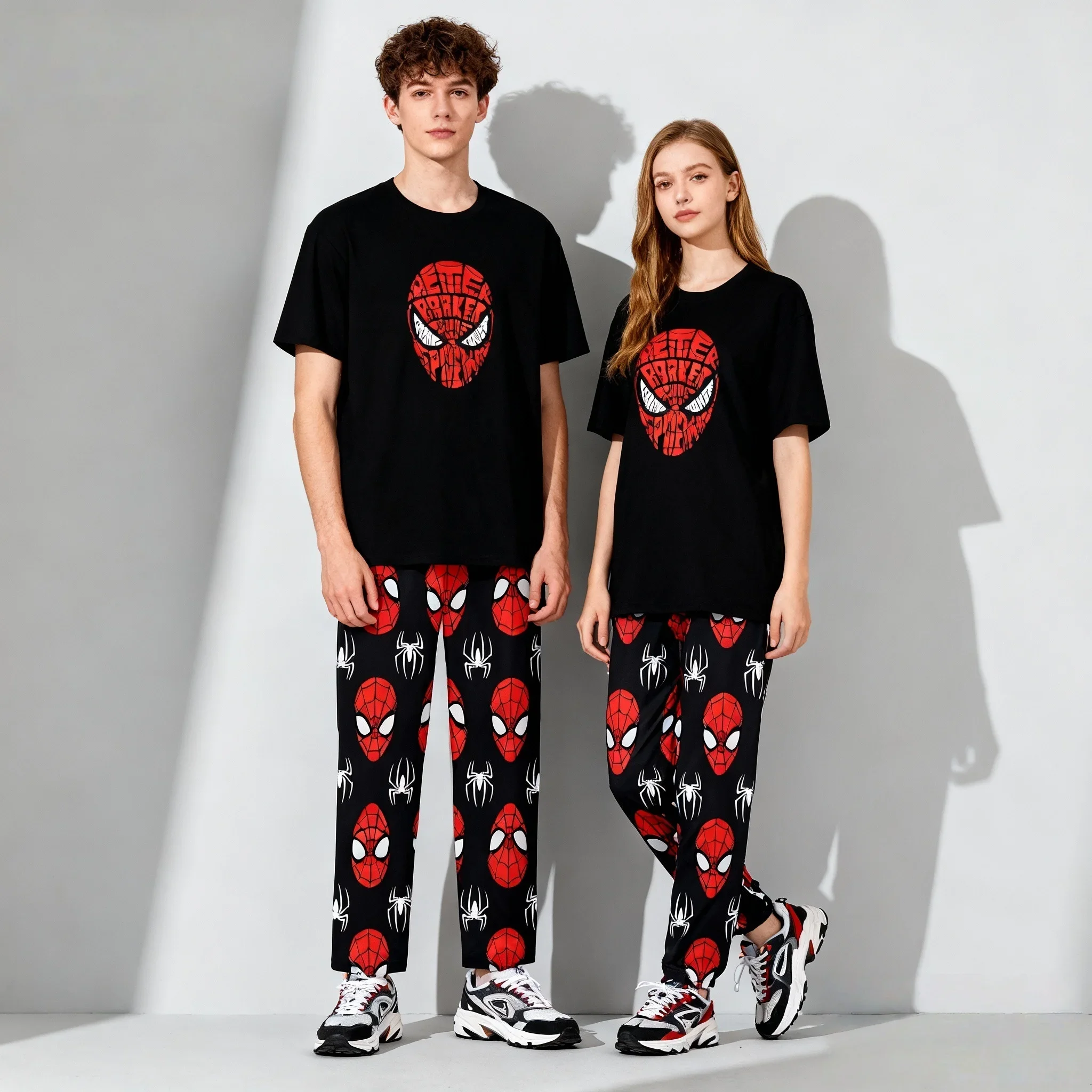 مجموعة سراويل جديدة الأكثر مبيعًا من سلسلة ديزني فيلم هيرو المتفجرة في الشارع كبيرة الحجم للبالغين للربيع والخريف بأكمام قصيرة #2