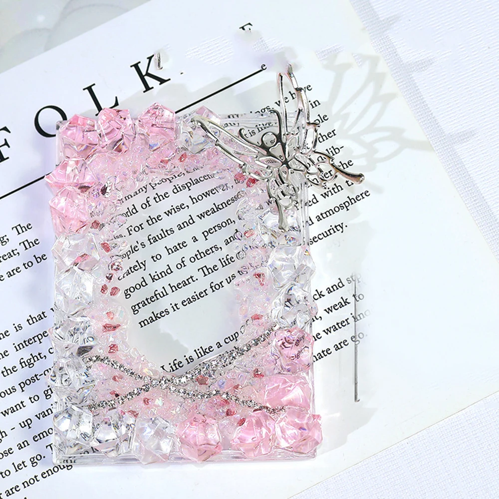 INS Creative Shell Butterfly Flowers Photocards Protector Cover Transparent Card Photo Sleeves Photo Card Holder Exquisite Gifts