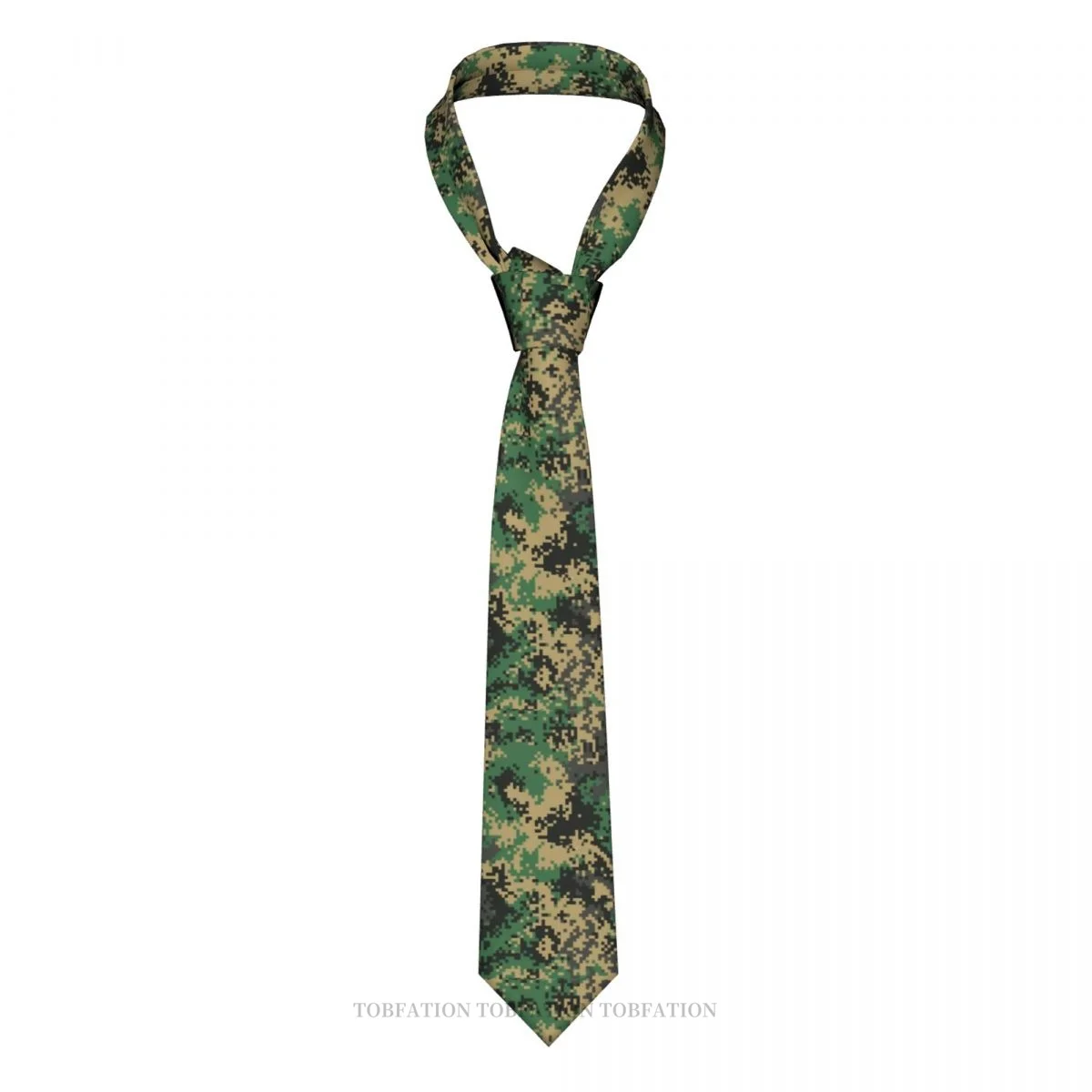 

Camouflage Pattern Professional Seamless Pixel Men Ties 3D Printed Hip-Hop Street Business Wedding Party Shirt Accessories