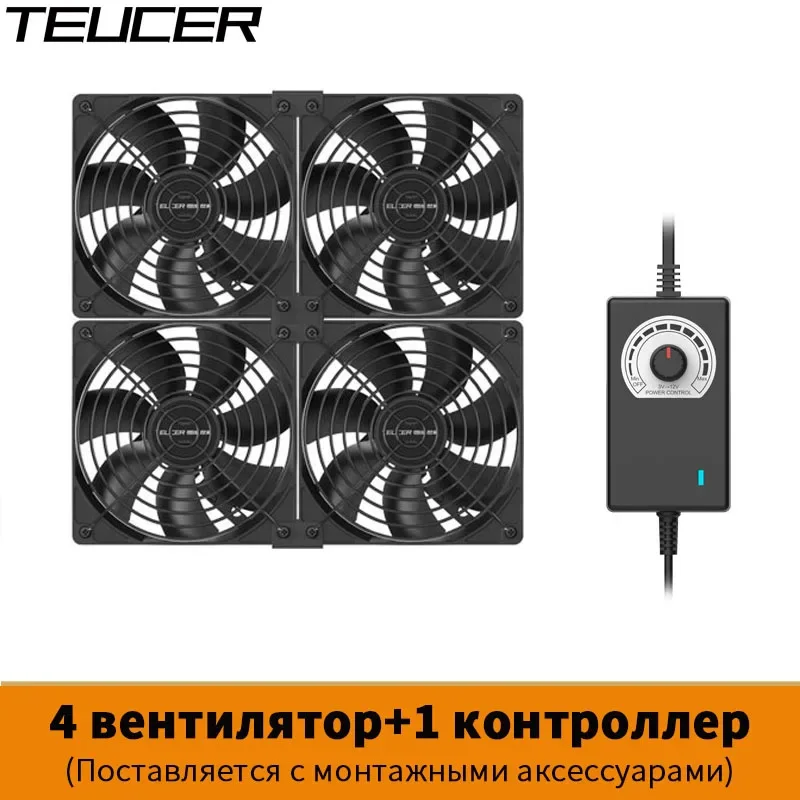 TEUCER B12025 Computer-Server-Lüfter, 220 V, 3000 U/min, Bergbaumaschine, Workstation, Schrank, Lüfter-Set