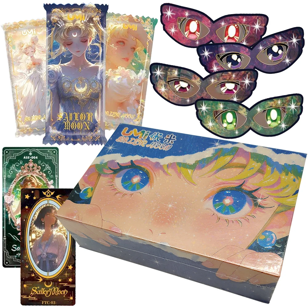 

Sailor Moon Rare Collection Card Popular Magic Anime Girls Creative Enamel Painting Character Card Exquisite Festival Gifts Toys