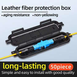 waterproo Drop Cable Protection Box Optical Fiber Protection Box Small Round Tube Heat Shrink Tubing to Protect Fiber Splice