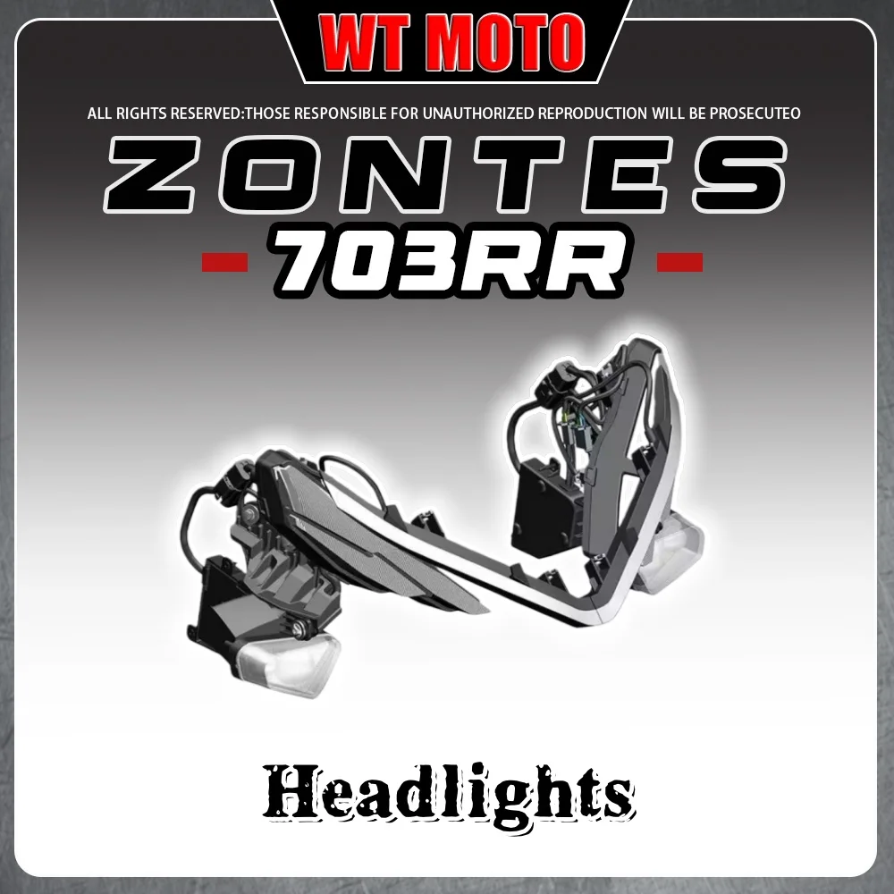 

FOR ZONTES 703RR 703-RR 703 RR Original front and side daytime running light brackets for ZONTES 703RR