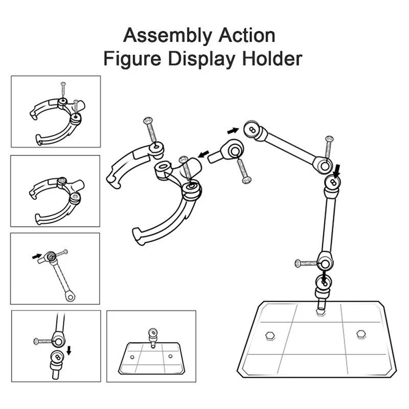 Action Figure Basis Geeignet Display Stand Halterung Unterstützung Typ Modell Soul Stand Figur Animation Kino Spiel Figur Spielzeug Halterung