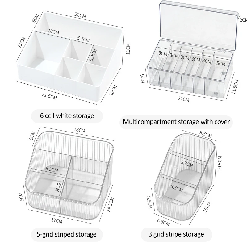 Eyelash Tool Storage Box Transparent Acrylic Lashes Glue Tweezer Accessories Eyelash Grafting Makeup Tool Desktop Storage Box