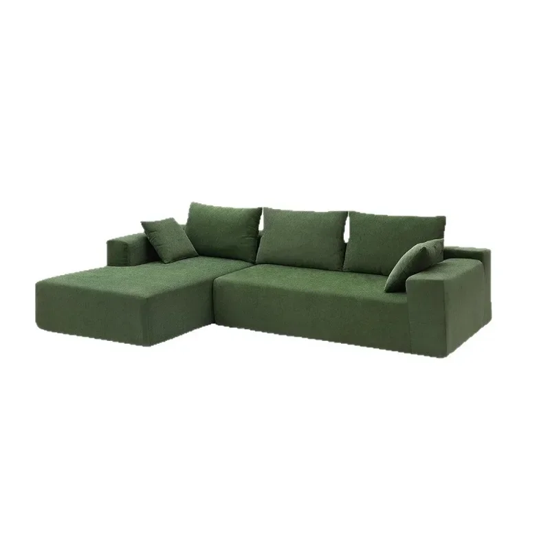 

Full sponge crimping compression single living room sofa double fabric small sofa