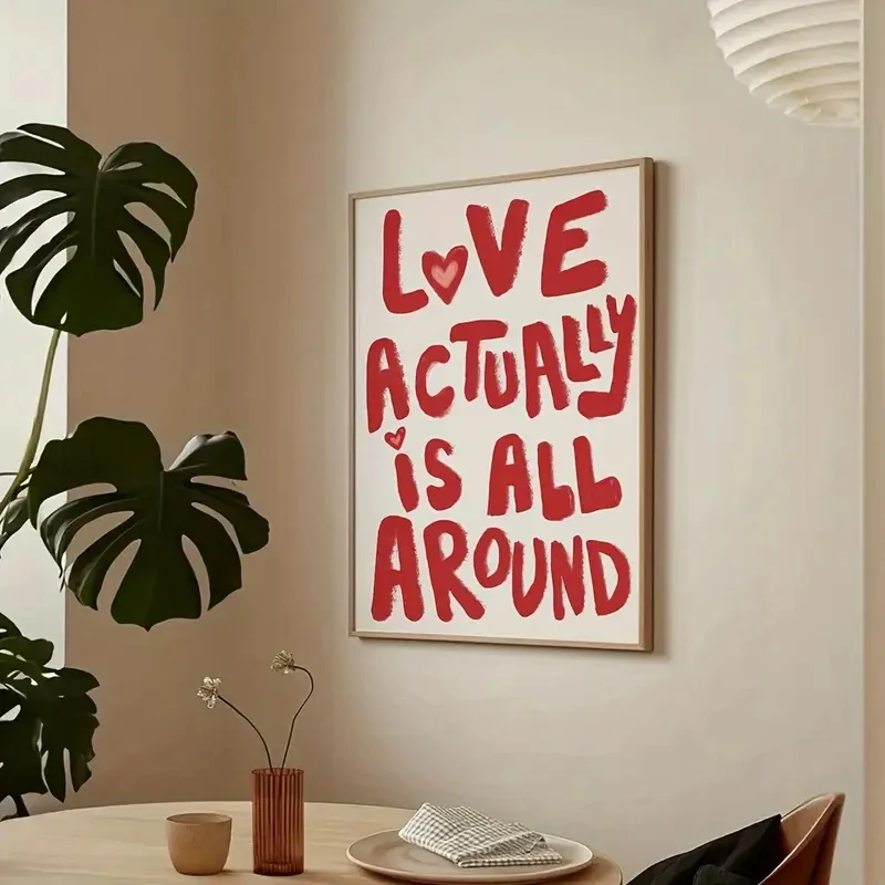 لوحة فنية جدارية حديثة وبسيطة، ملصق داخلي للمكتب المنزلي وغرفة النوم وموسم الربيع والصيف