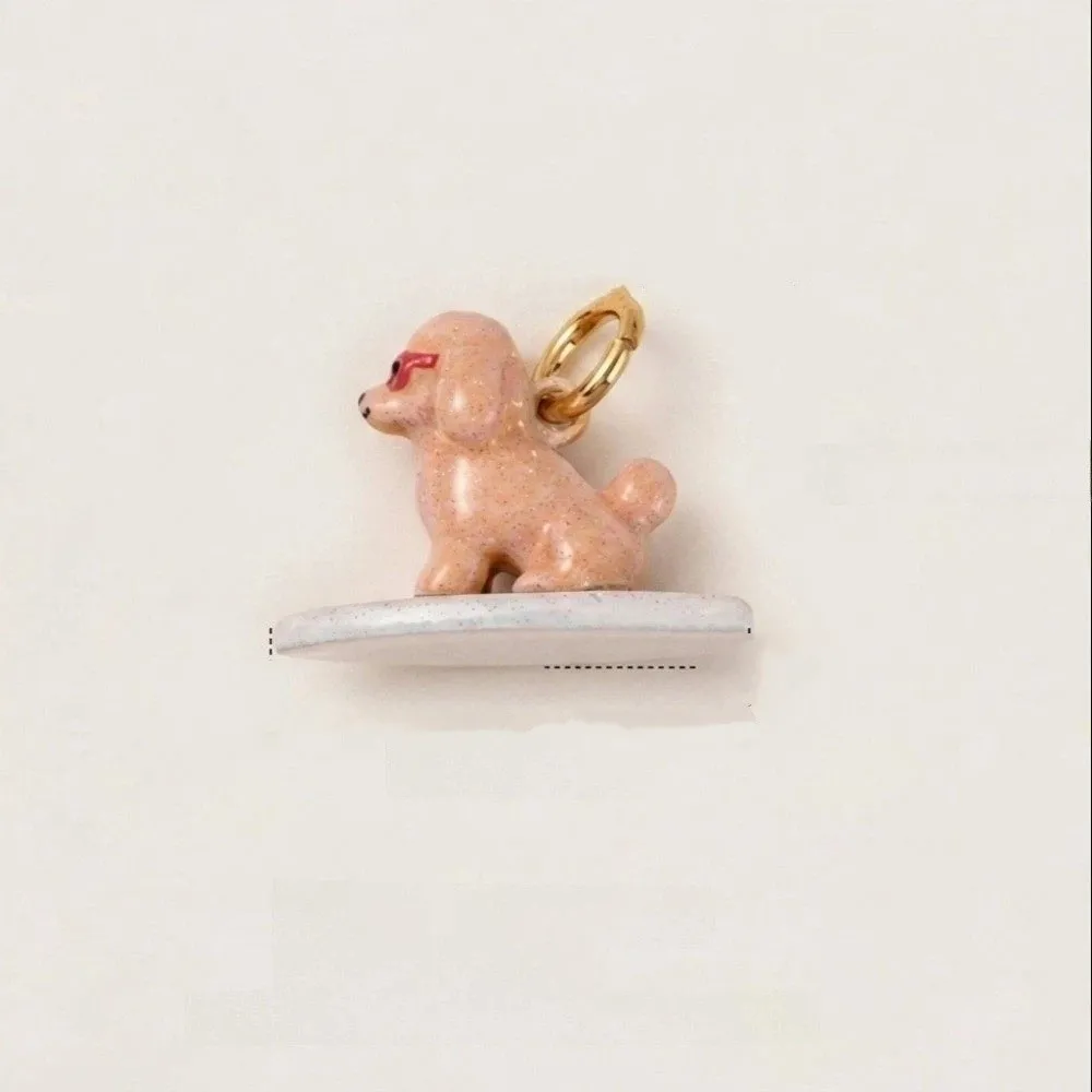 Colorful Enamel Dog Pendant description 6