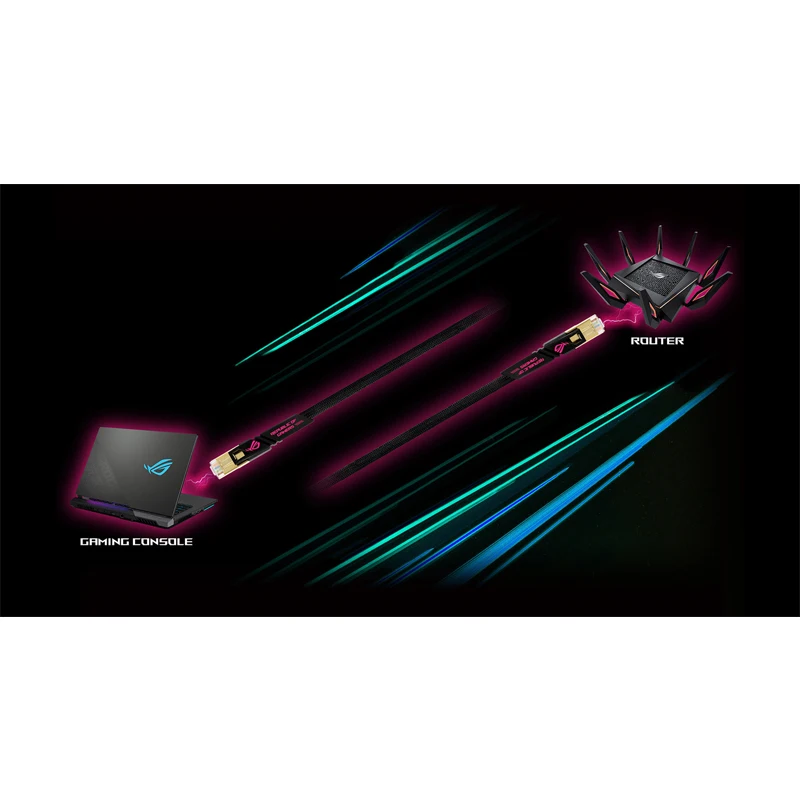 

Кабель ASUS ROG CAT7, сетевой кабель CAT 7, RJ45 UTP Lan Ethernet для ROG игрового порта маршрутизатора