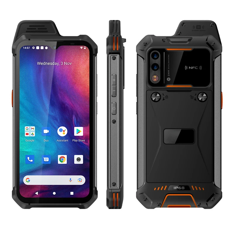 IP68 Waterproof ANysecu W888 Unlocked Rear Camera Android Portable Public Network Two Way Radio Walkie Talkie