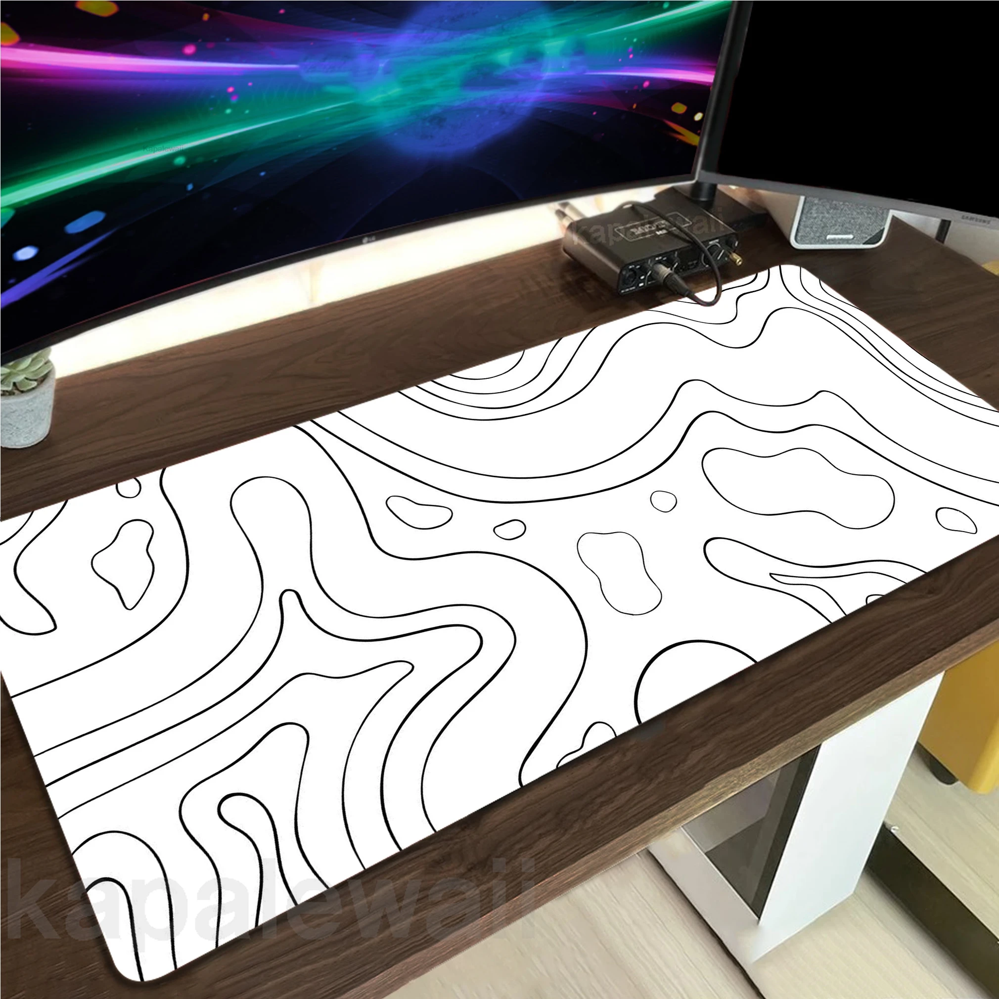 

Black And White Line Gaming Mousepad Gamer Mousemat Mouse Mat Desk Pad XXL 900x400mm Mouse Pad Keyboard Mat Pc Tapis De Souris