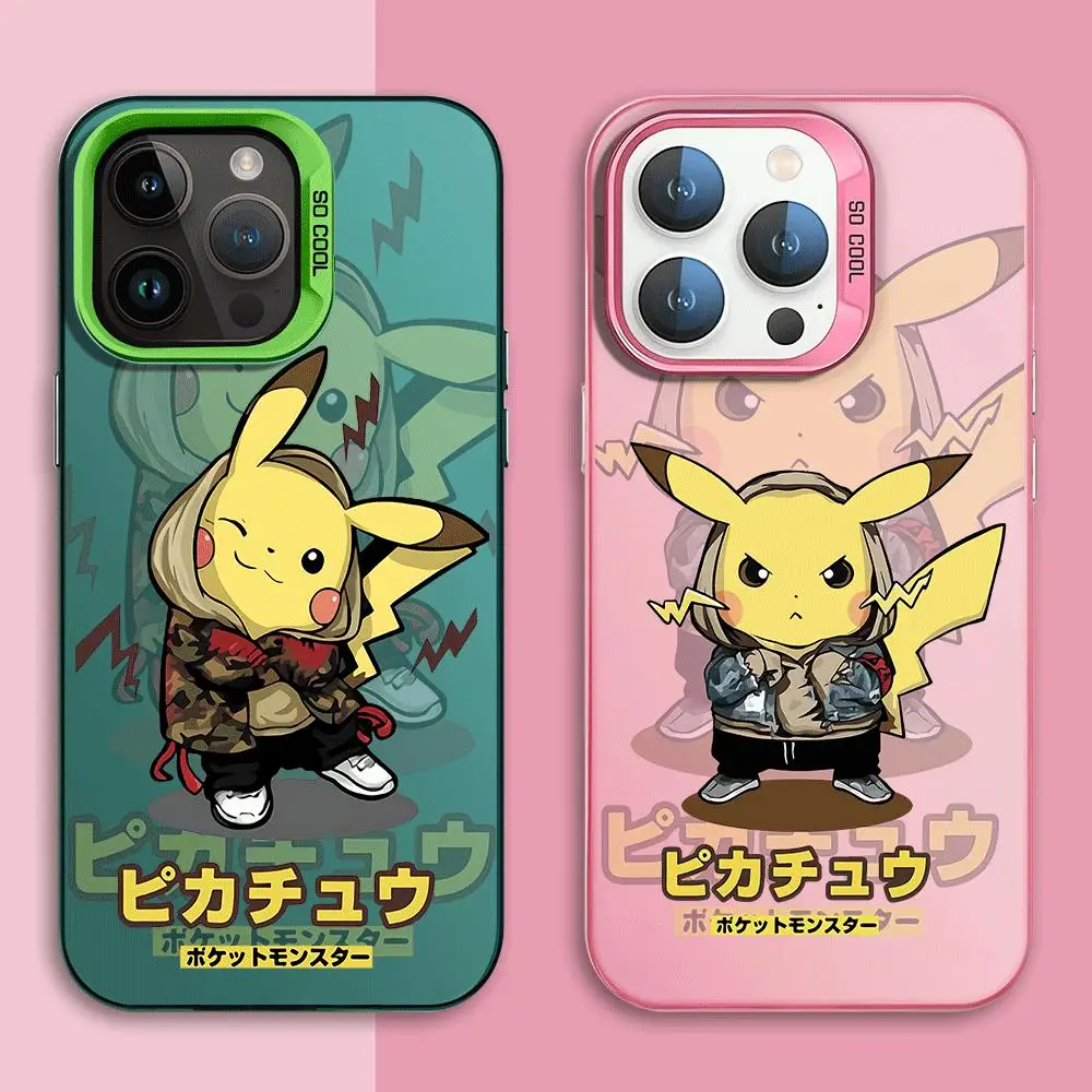 Süße pokemon pikachu telefon hülle für apple iphone 11 13 14 pro max 15 pro max xr 12 pro max x 14