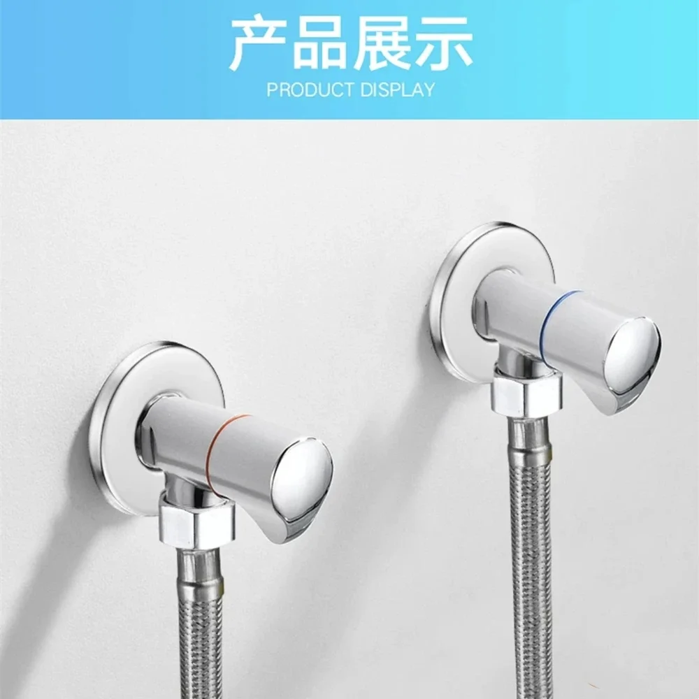 Black/Silver Angle Stainless Steel Faucet Kitchen Cold Hot Mixer Tap with Standard G1/2 Threaded for Bathroom Accessories
