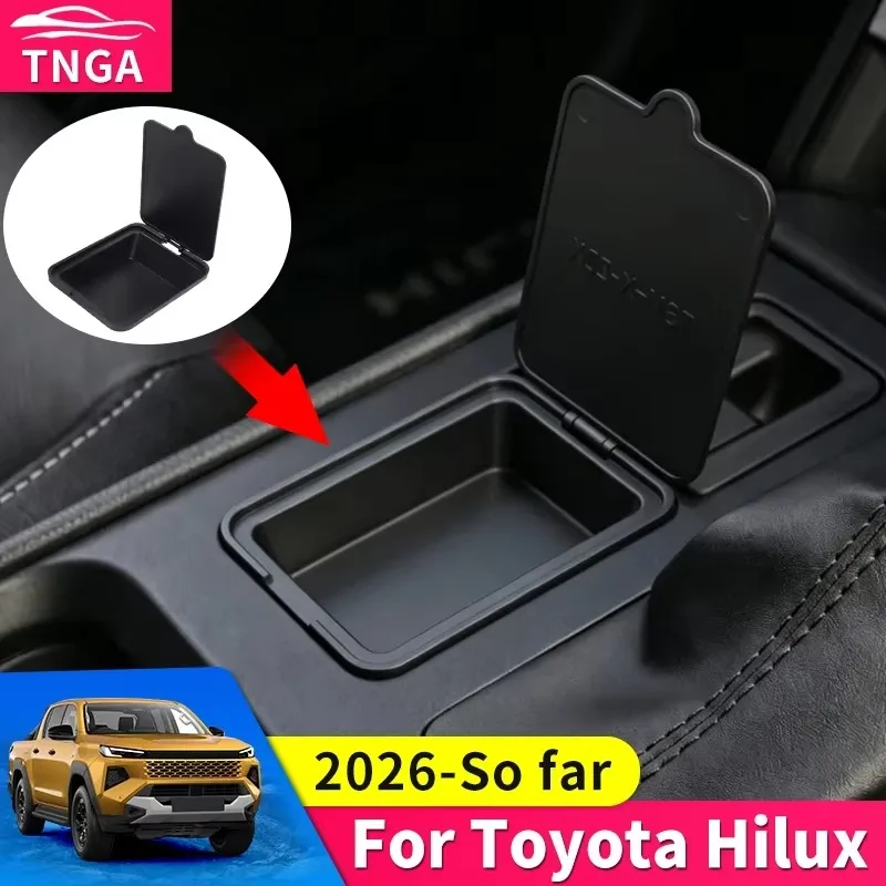 BOMP For Toyota Hilux SR5 2026 Center Console Privacy Storage Box Hide Personal Items Car Interior Organizer Automotive Accessor view 2