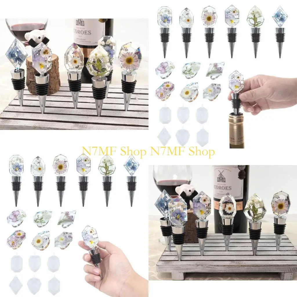 

N7MF формы для пробок для бутылок вина, формы для пряжек для салфеток «сделай сам», формы для литья эпоксидной смолы, поделки