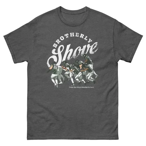 Brotherly Shove Eagles Men's Classic T-Shirt Dark Heather