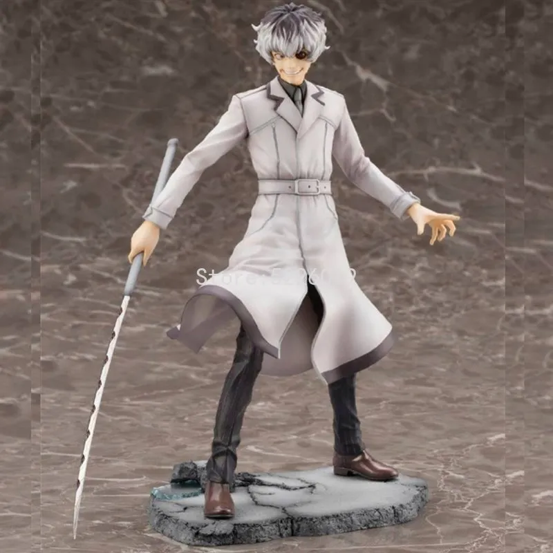 22cm ARTFX J Tokyo Ghoul Anime Figure Haise Sasaki Action Figure Kaneki Ken Figure Touka Kirishima Figurine Collectible Doll Toy