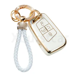 5 Buttons TPU Car Remote Key Case Cover Shell Fob For VW Volkswagen Passat B8 Magotan For Skoda Kodiaq Superb A7 Smart Keyless