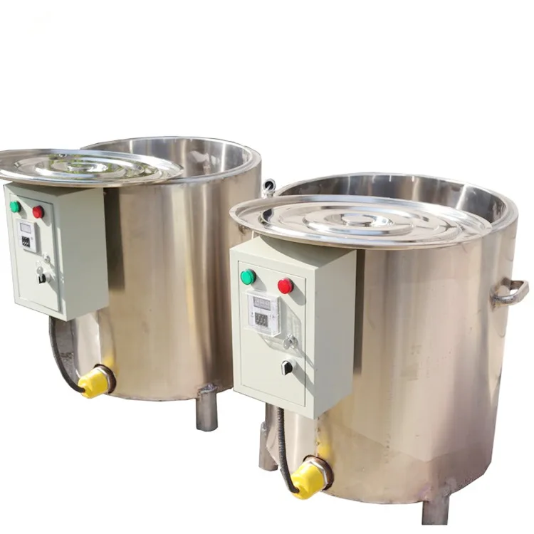 

Heat transfer oil automatic temperature control candle making stainless steel wax pot wax melting machine WMY150kg