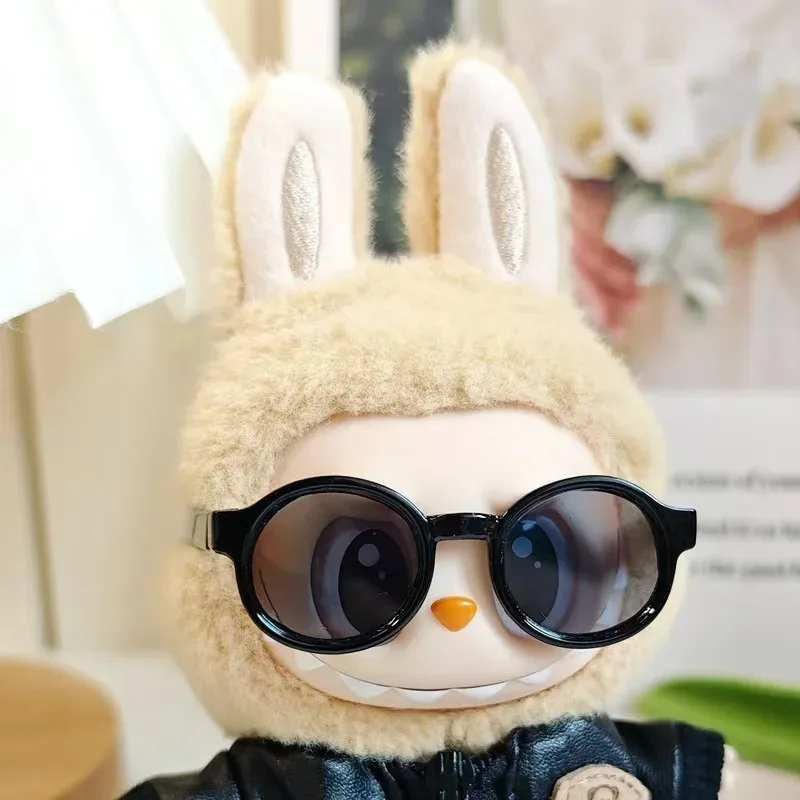 

17cm Mini Plush Doll Clothes Outfit Accessories For Korea Kpop Exo Labubu Idol glasses sunglasses Clothing Gift