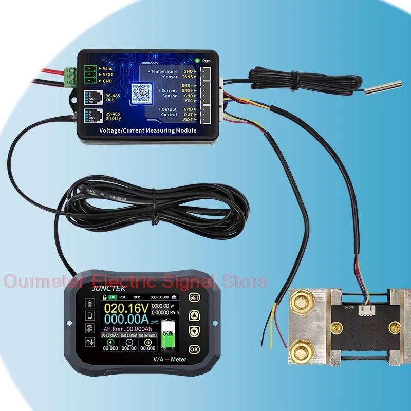 

KH160F KH140F KH110F KH-F Serie Battery Capacity Monitor Voltage Current Power Meter Coulomb Counter Lithium Iron Phosphate