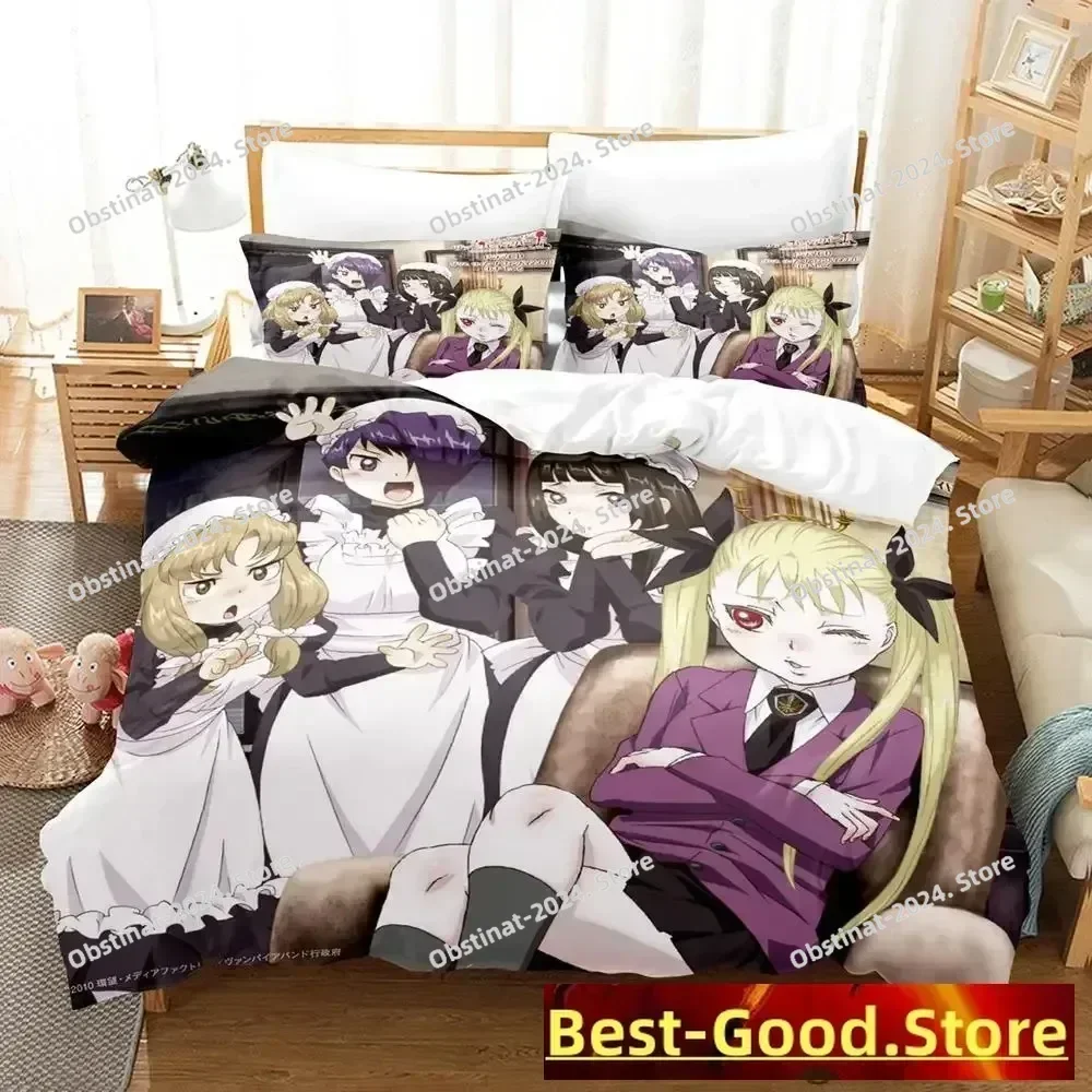 2023 New Dance In The Vampire Bund Bedding Set Duvet Cover Full Queen King Size Pillowcase Bed Printed Set Aldult Kid Bedroom