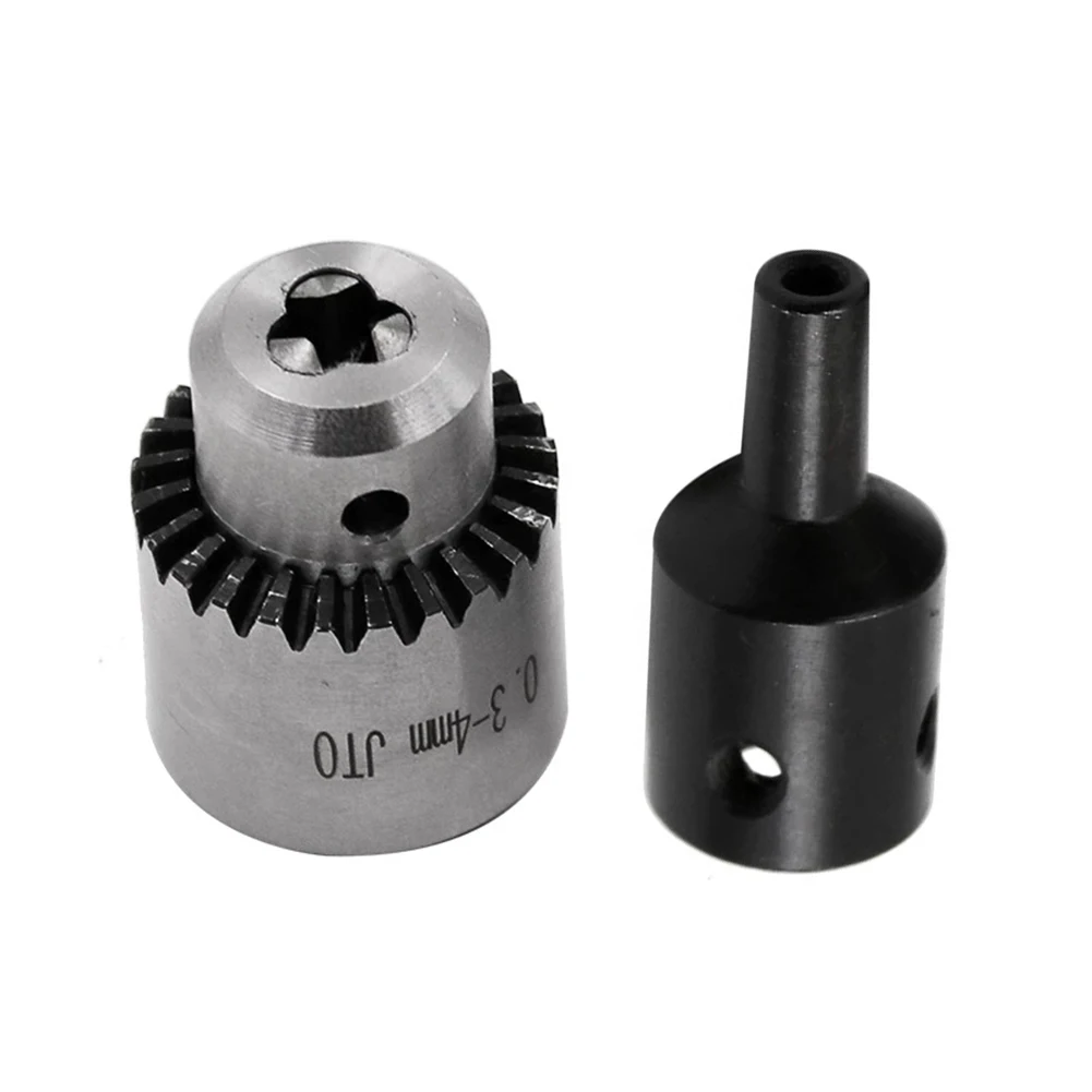 

Upgrade Your Rotary Tools Mini Electric Drill Chuck 03 4mm Clamping Range 6mm Steel Shaft Mount JT0 Inner Hole