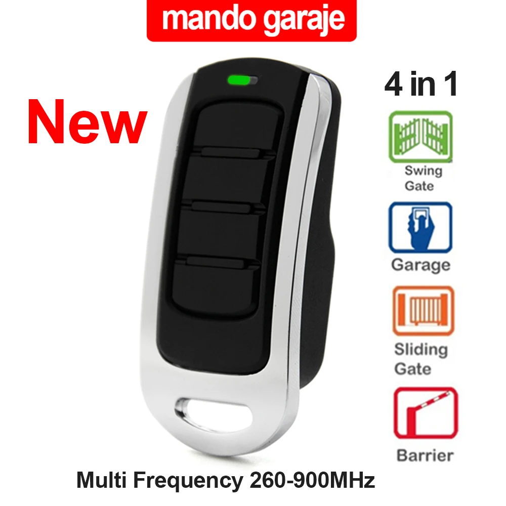 5pcs Universal Remote Control Multi Frequency 280-868MHz Replicator 433MHz 433.92 Rolling Code Transmitter For Garage Door Gate