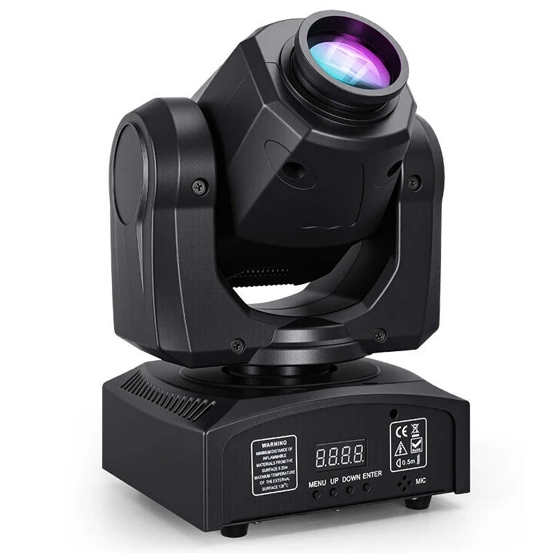 Mini juego de luces de escenario, efecto de iluminación estroboscópica RGBW de DMX y Control activado por sonido para fiesta, Bar, DJ, comcierto, decoración navideña