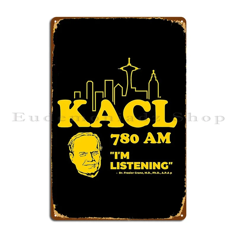 Frasier Kacl 780 Am Metal Sign Poster Pub Club Cave Iron Cinema Tin Sign Poster