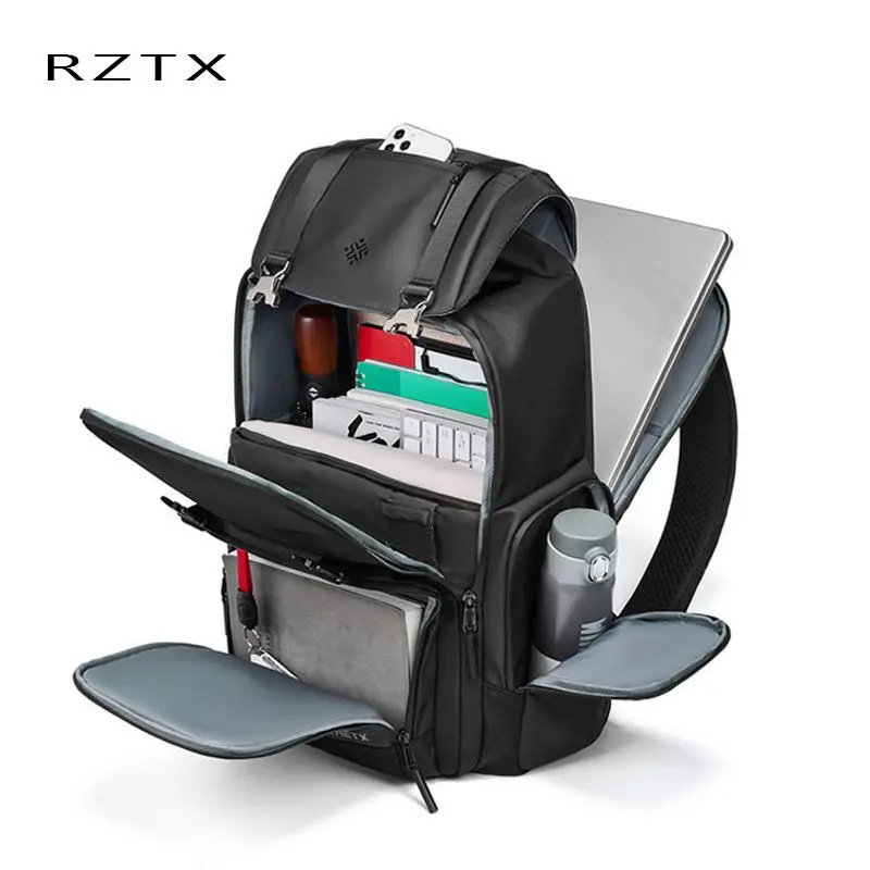 Rztx กระเป๋าเป้สะพายหลังเดินทางเครื่องบินอ็อกซ์ฟอร์ดขนาด15.6นิ้วกระเป๋าเป้สะพายหลังกันน้ำเดินทางธุรกิจกระเป๋านักเรียนคอมพิวเตอร์