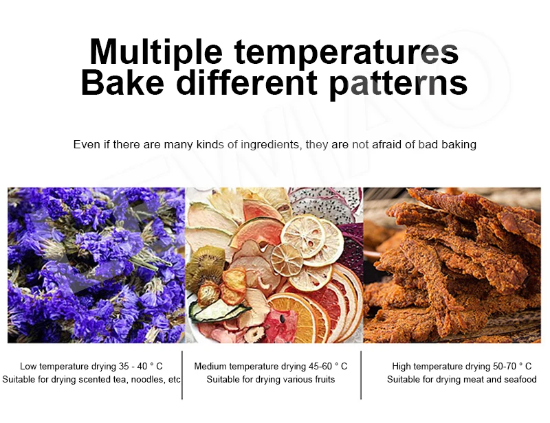 

Fruit Dryer Snack Air Drying Cabinet Commercial Stainless Steel Dehydrator 50 Layer Pengering Buah