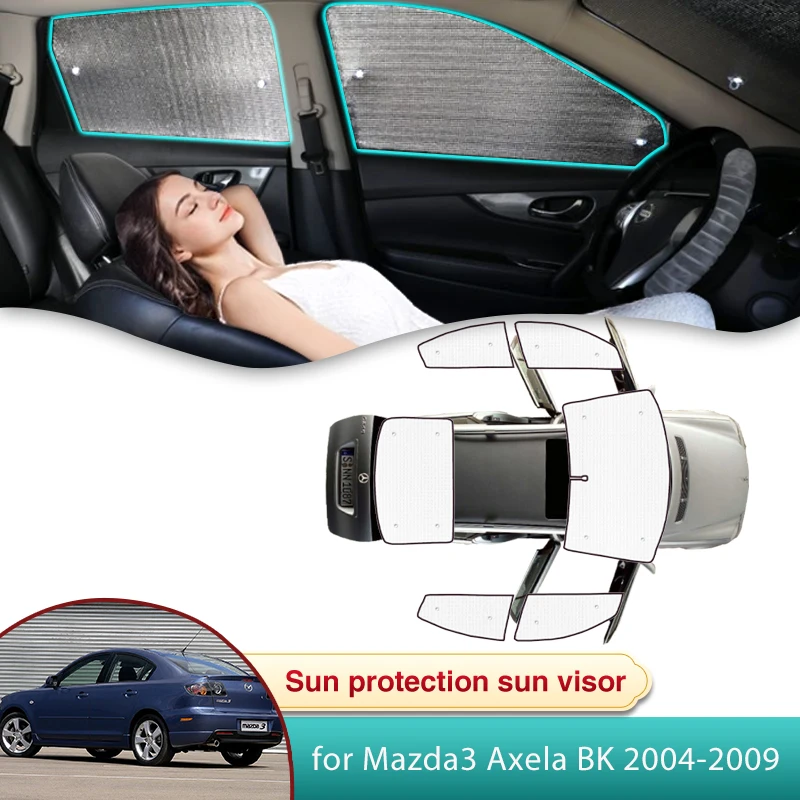 

Full Car Sun Shade for Mazda3 Axela BK 2004 2005 2006 2007 2008 2009 Accessories Sunshade Windshield Side Window Shading Parts