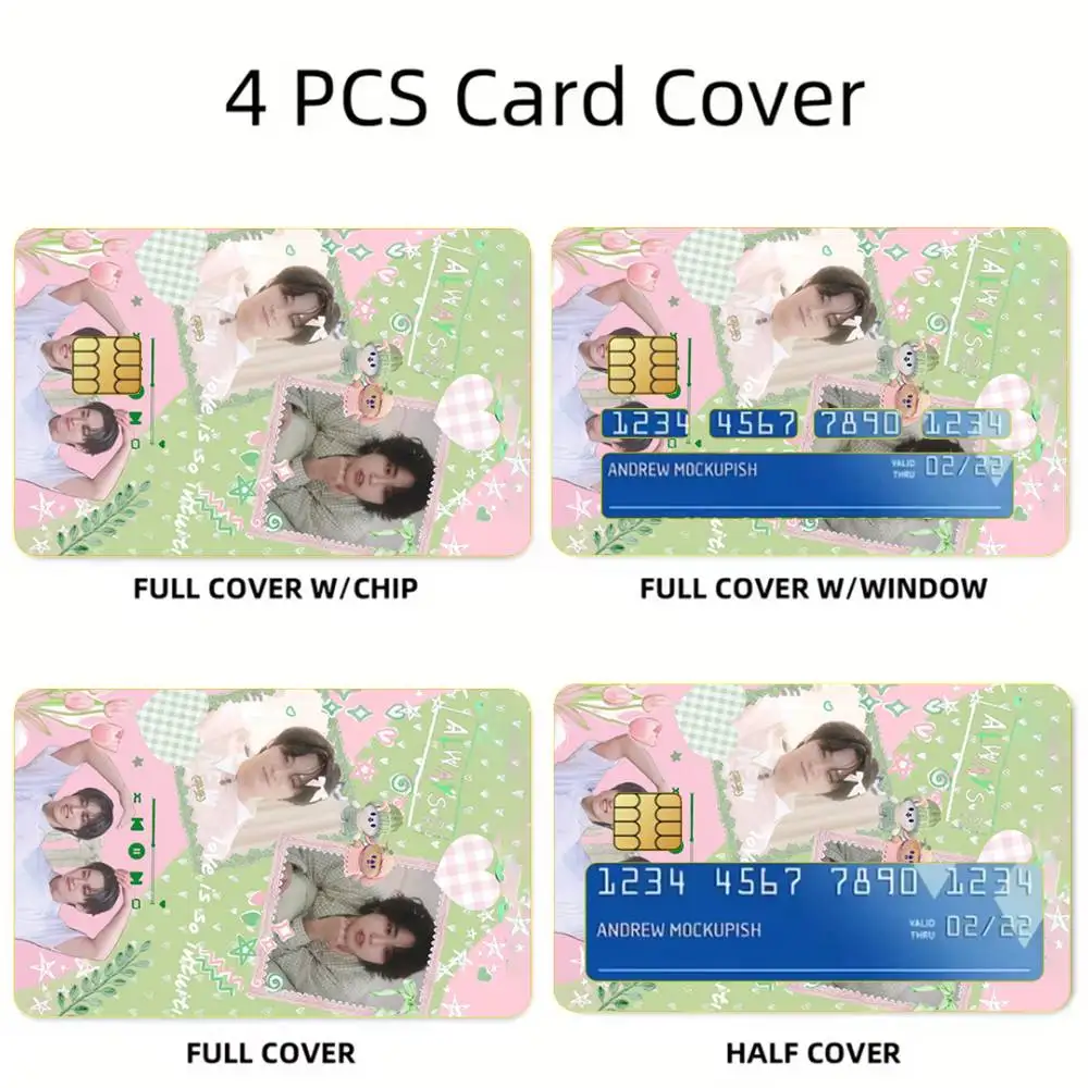 Singer L-Lee K-KnowS Card Stickers For Debit Bank Credit Cards Metro Bus Pass Sticker Decoration Cover Skin