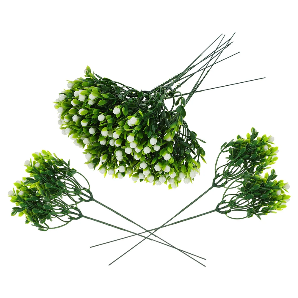 

12Pcs Elegant Artificial Flower Stems Simulation Bouquet Adorn Home Decor Party Flower Arrangement Simulation Bouquet Adorn