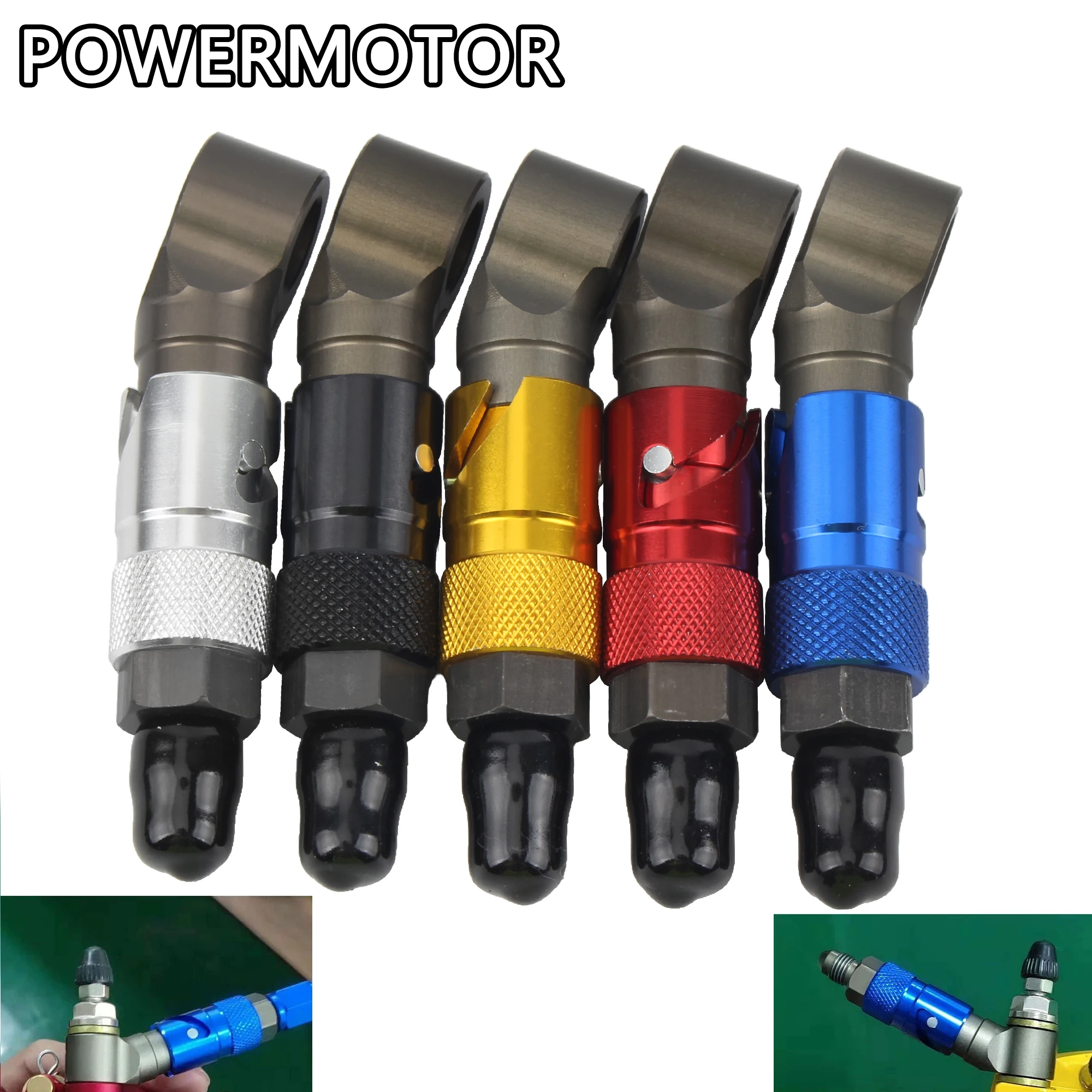 Motorcycle Brake Line Hose Fluid Aluminum AN-3 AN3 Quick Release Connect Fitting Adapter Kit for Honda Yamaha Suzuki Accessories