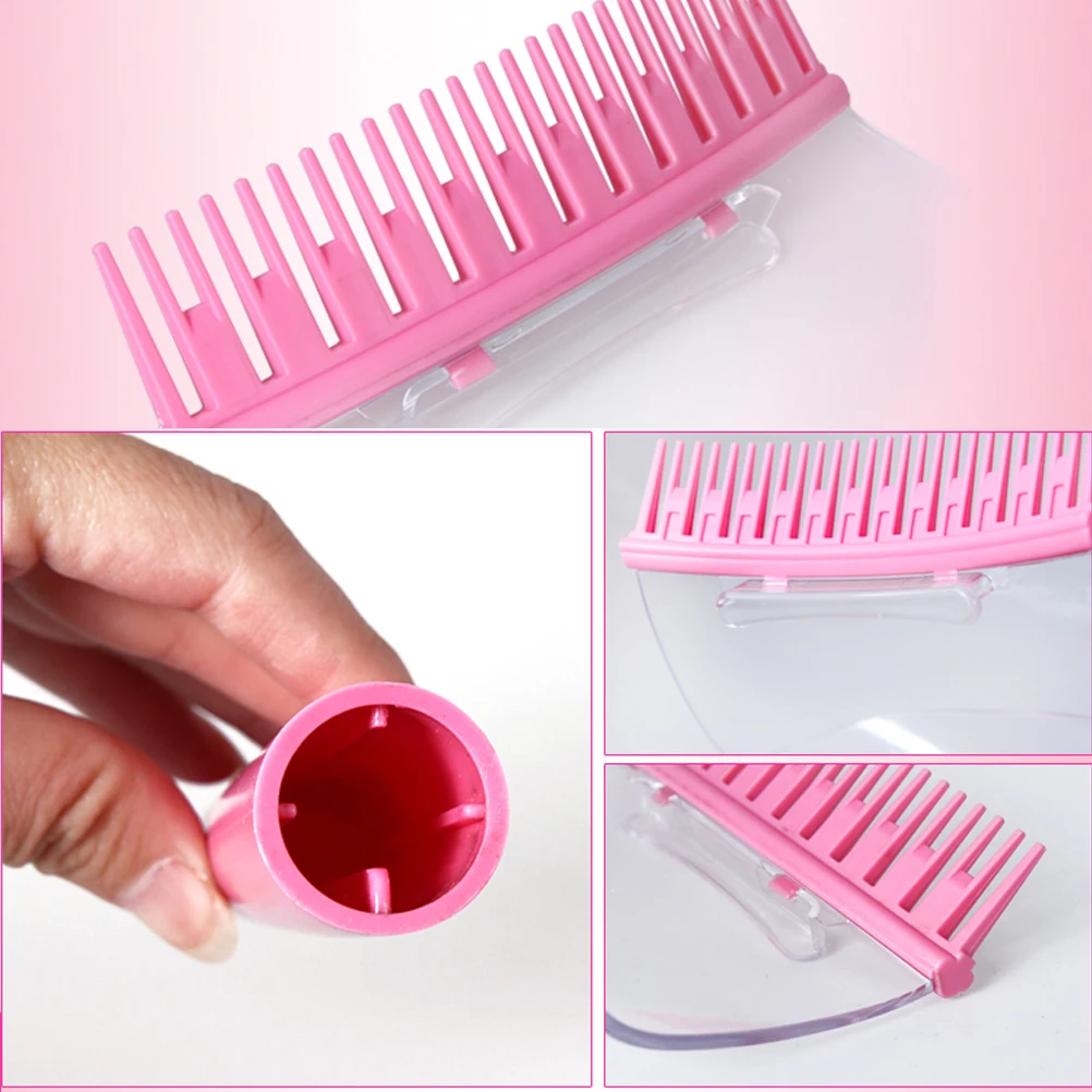 Pente removedor de cabelo para mulheres e meninas, corte franja, cabeleireiro reto, ferramenta de corte, pente de barbeiro DIY, removedor de cabelo