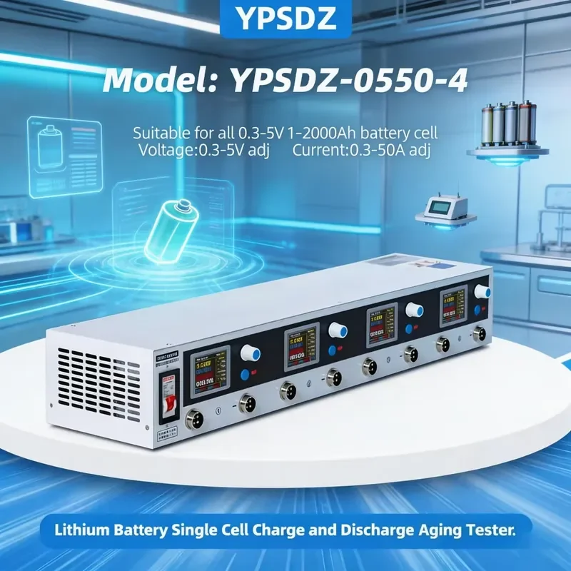 YPDSZ-0550-4 4 Channel Single-unit Detector Capacity Balancing Lithium Battery Management System Battery Cell Tester